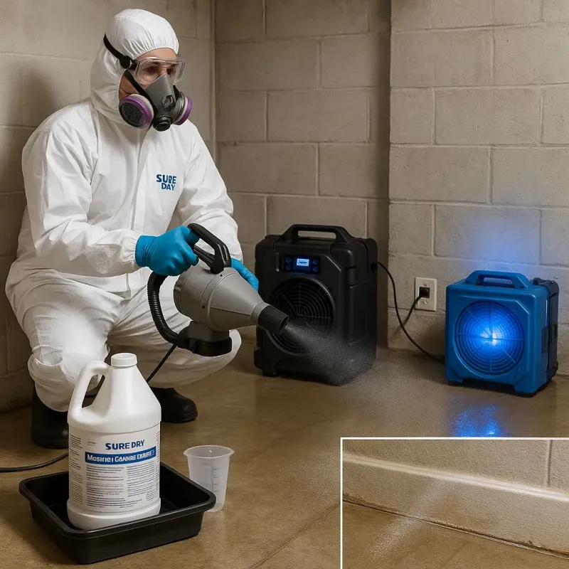 Sanitization and Odor Removal process in Poquonock Bridge, CT